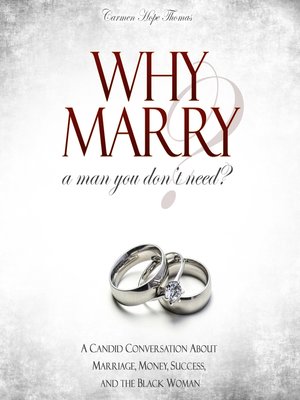 cover image of Why Marry a Man You Don't Need